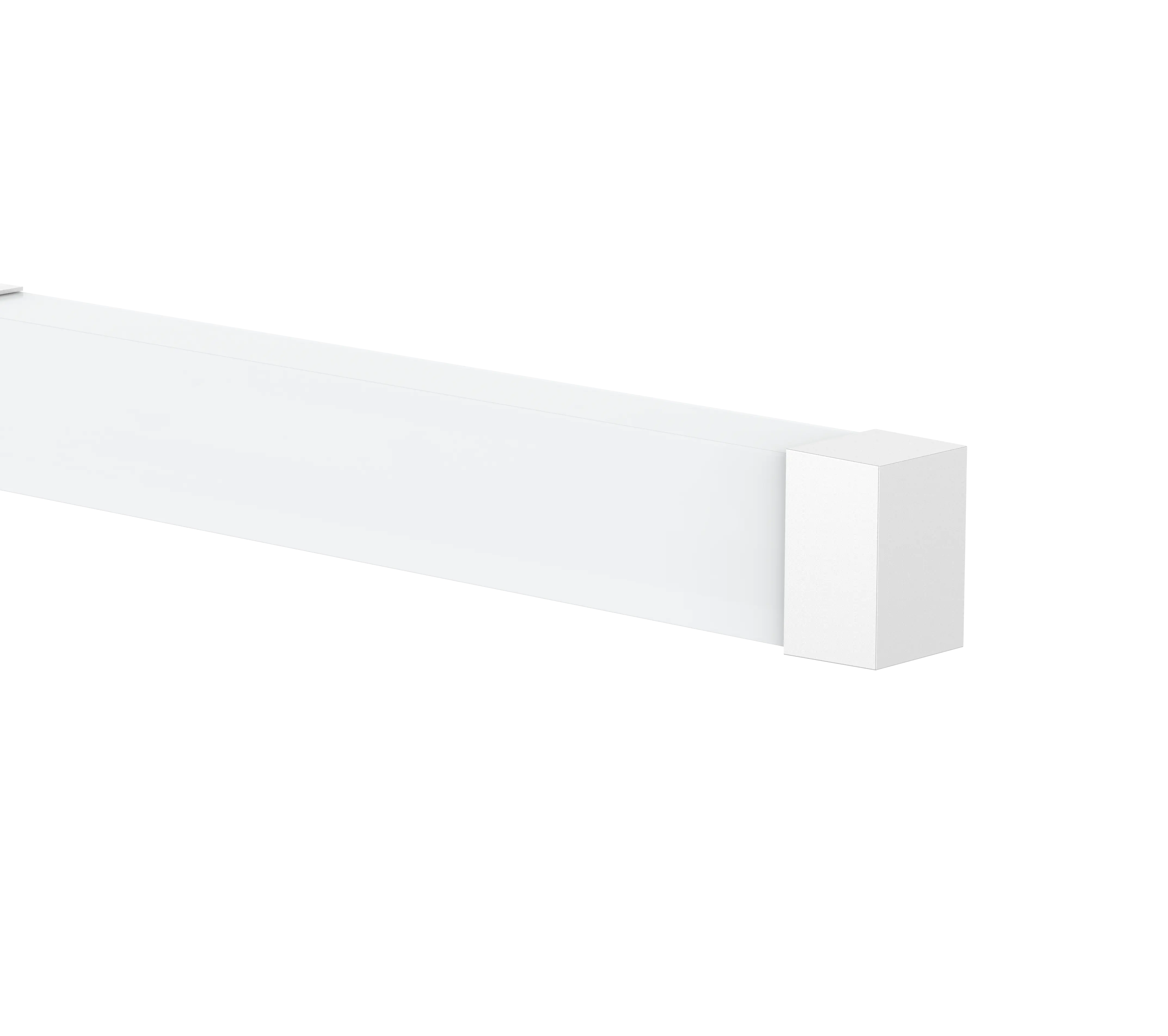 A simple, white mirror lamp