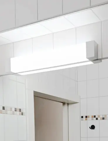 A luminous mirror light