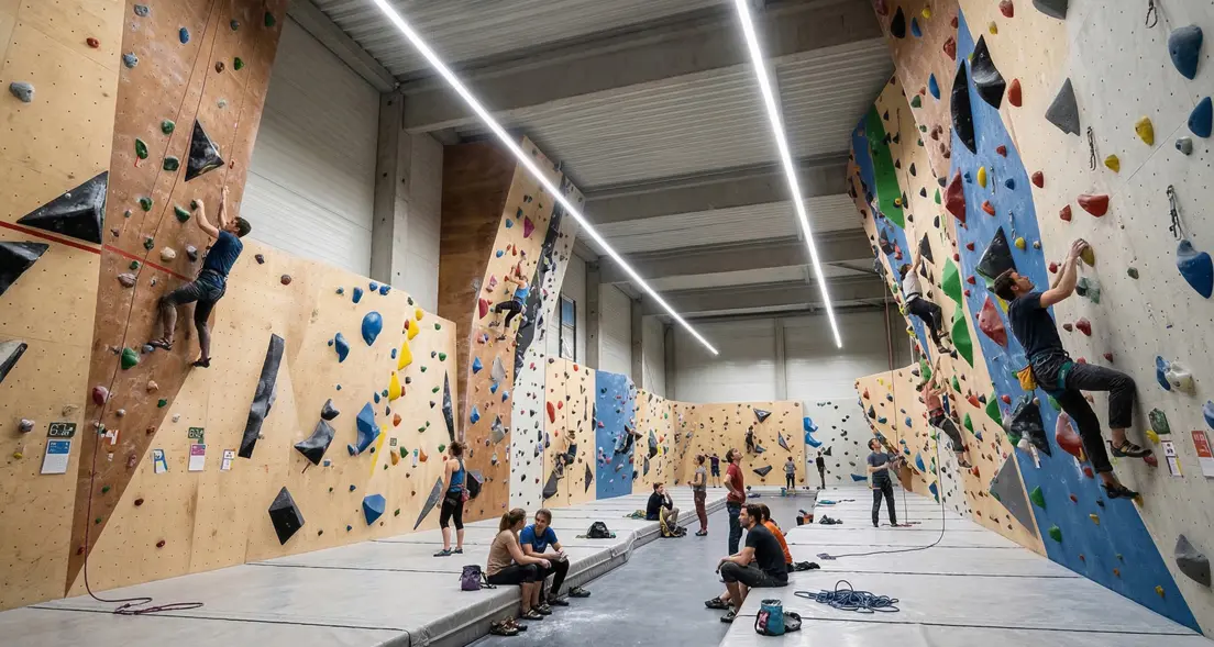 LINEAone in einer Boulderhalle