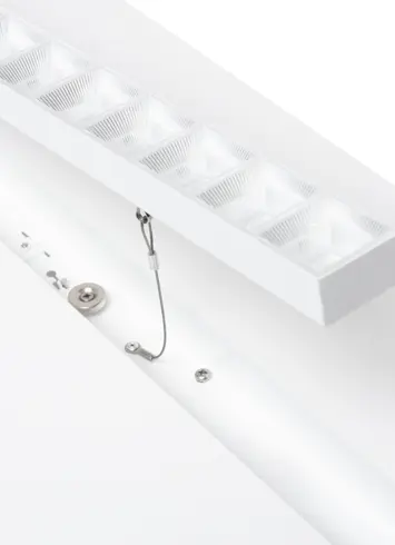 Magnetisches Leuchtengehäuse inkl. Sicherungsseil für austauschbare Platine