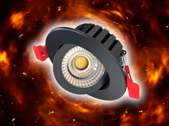 HEATspin schwarz im Feuerwirbel