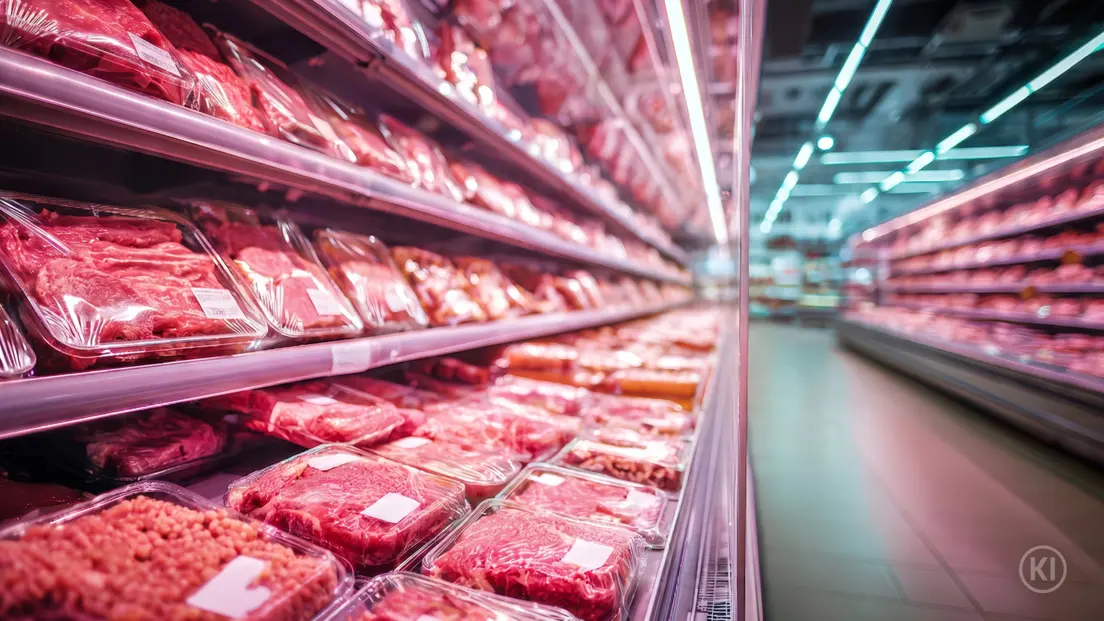 QUICK-FIXac- de la viande dans un rayon boucherie